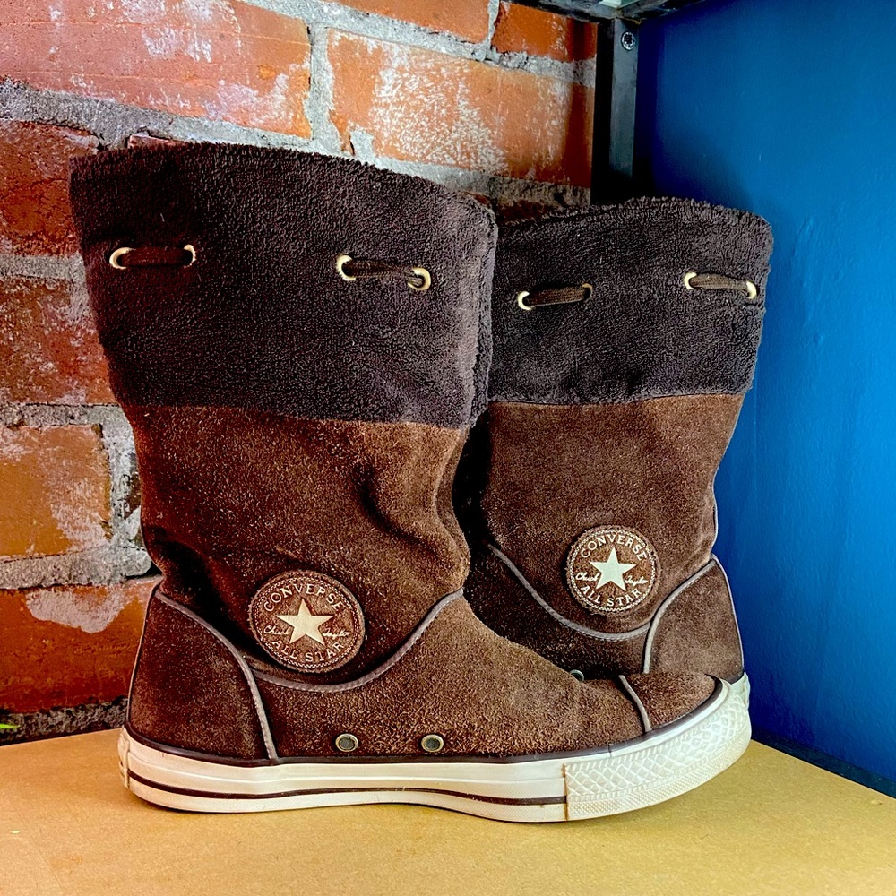 Converse Suede Boots Chocolate Brown Size 8.5